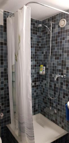 Koupelna v ubytování Modernes Wohlfühlstudio im Haus Eldorado mit Traumaussicht