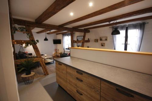 Kitchen o kitchenette sa Appart'Heim