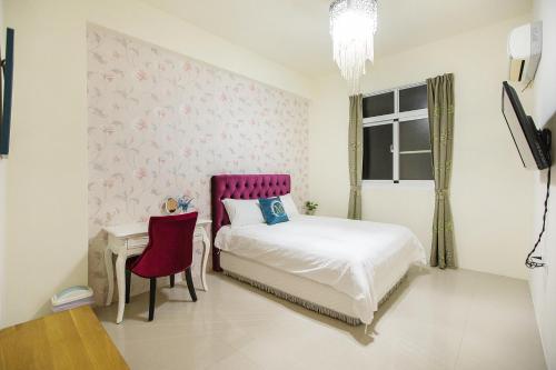 Postel nebo postele na pokoji v ubytování Square B&B