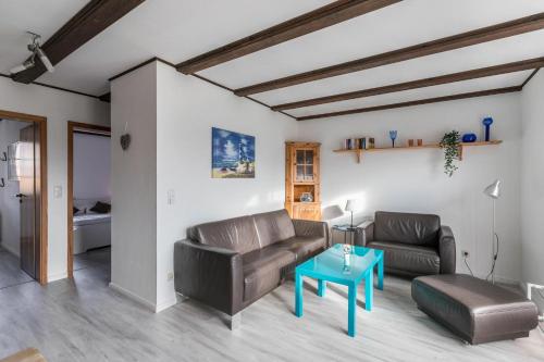 Posezení v ubytování Ferienwohnung Nordseeperle