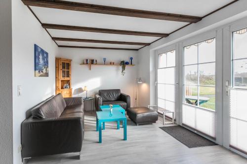 Posezení v ubytování Ferienwohnung Nordseeperle