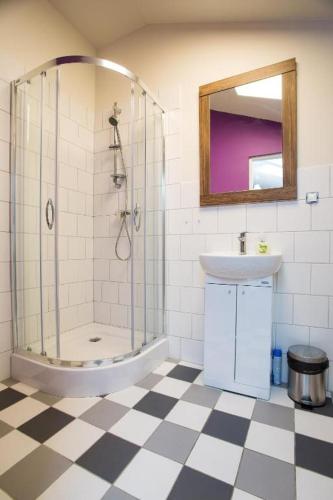 Koupelna v ubytování Moon Hostel Poznań