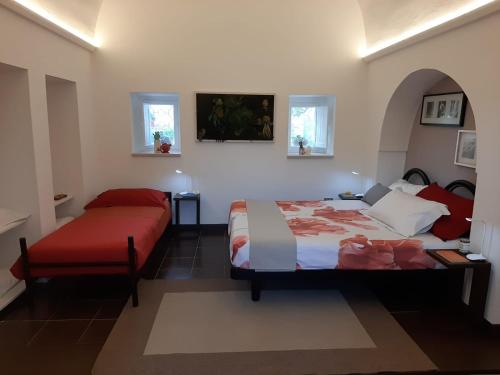 Lova arba lovos apgyvendinimo įstaigoje Alla Panoramica