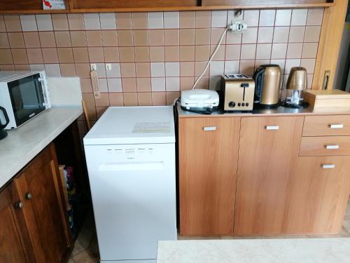 Kuchyň nebo kuchyňský kout v ubytování Iliahtida