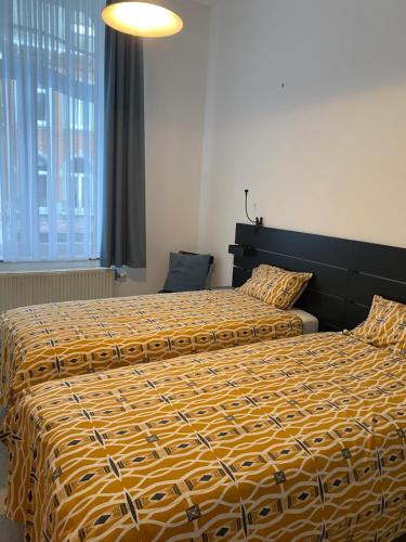 מיטה או מיטות בחדר ב-Le Godétia