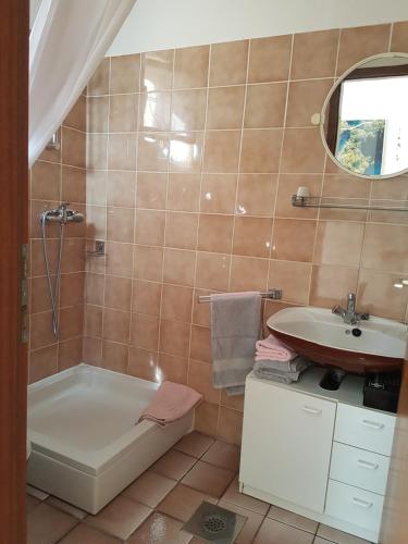 Kúpeľňa v ubytovaní Apartment Ute
