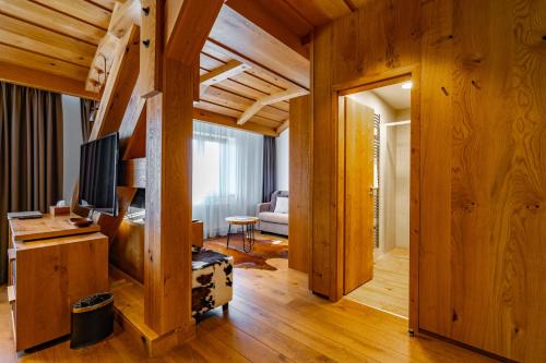 Televisyen dan/atau pusat hiburan di Grandhotel Tatra