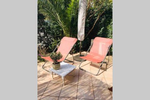 La petite Pinède Studio climatisé proche plage