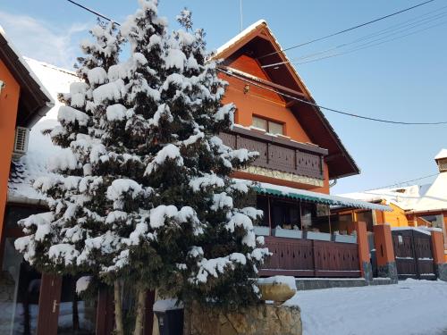 Legányi Apartmanház en invierno