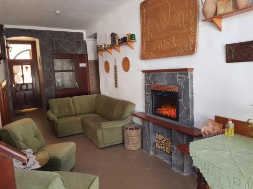 Zona de estar de Legányi Apartmanház