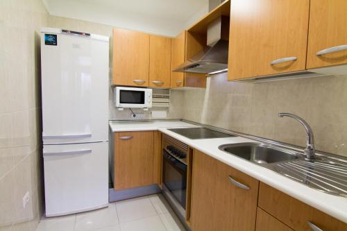 Η κουζίνα ή μικρή κουζίνα στο Apartamento Los Balandros