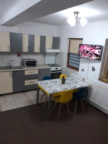 Kuchyň nebo kuchyňský kout v ubytování Vila Lavinia