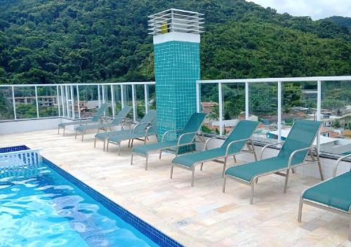 Swimmingpoolen hos eller tæt på Apartamento - Residencial Vista Verde