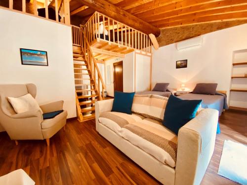 Χώρος καθιστικού στο AlvorKiteCenter Guesthouse