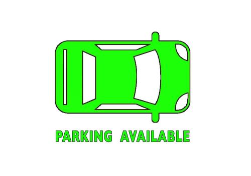 a green parking waaler icon with the words parking available at QV Stays Upscale Modern Viaduct Haven in Auckland