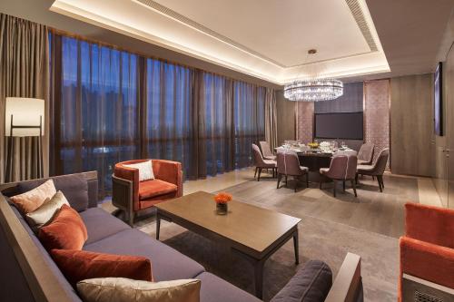 Posezení v ubytování Hyatt Regency Ningbo Hangzhou Bay