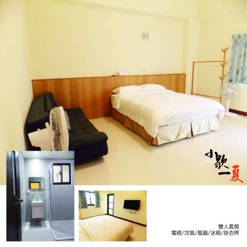 Postel nebo postele na pokoji v ubytování Xiao Xie Yi Xia B&B