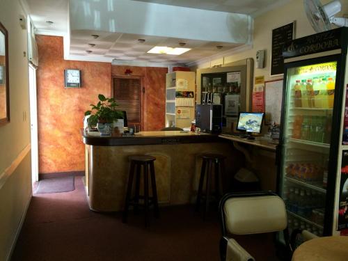 
The lobby or reception area at Hotel Cordoba
