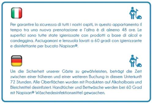 a screenshot of a cell phone screen with a text box at Casa Bastianello favolosa vista sul Canale Vena in Chioggia