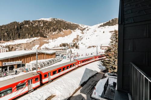 The Base Andermatt v zimě