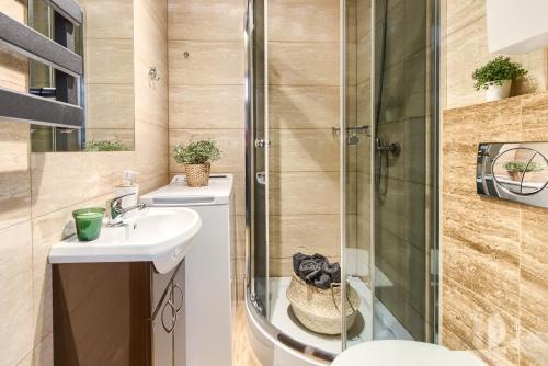 Kúpeľňa v ubytovaní Kościelisko Apartament Przy Dolince