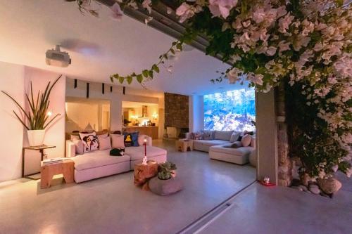 Posezení v ubytování Villa Fleur De Sel