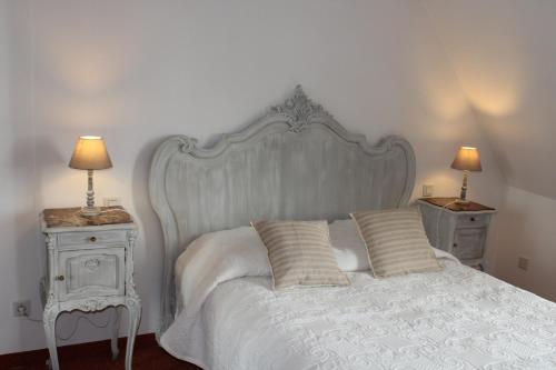 Ένα ή περισσότερα κρεβάτια σε δωμάτιο στο Le clos de Launay