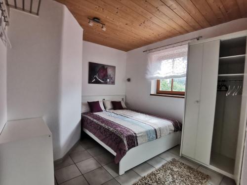 Katil atau katil-katil dalam bilik di Ferienappartement Stutz