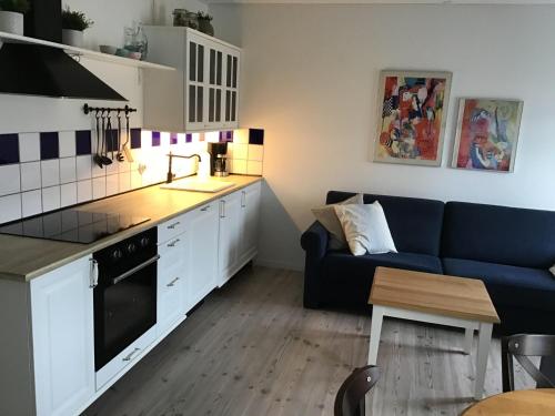 Køkken eller tekøkken på Løkken Badehotel Apartments