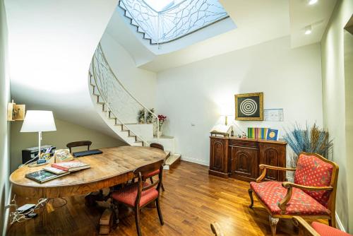 Posezení v ubytování b&b le 4 leggende