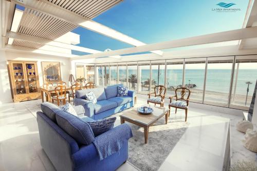 Posezení v ubytování La Mer Apartments