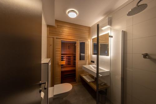 Phòng tắm tại Astenblick Apartments