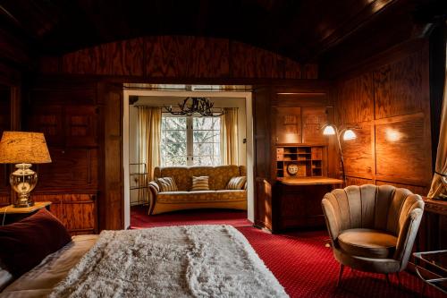 Postel nebo postele na pokoji v ubytování Hotel & Garden U Holubů