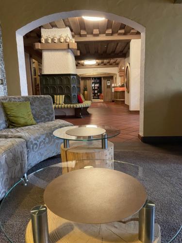 Χώρος καθιστικού στο Hotel Fohlenhof