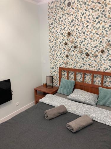 Ένα ή περισσότερα κρεβάτια σε δωμάτιο στο Apartament Swobodna No.2