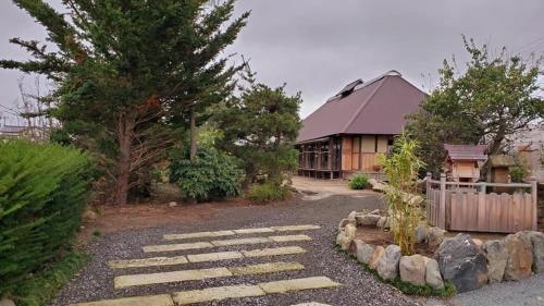 Zahrada ubytování GAMP HOUSE がんぷはうす 江戸農家古民家ホステル Old Folk Farm Hostel