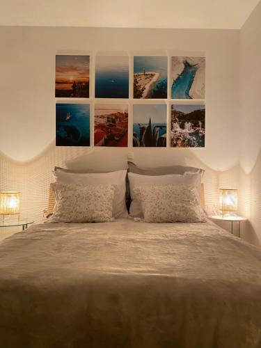 
Een bed of bedden in een kamer bij Studio Mare

