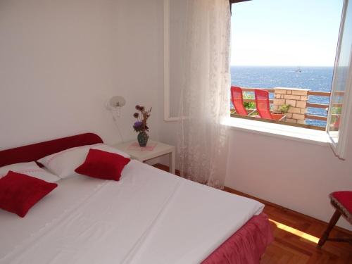 Posteľ alebo postele v izbe v ubytovaní Seabreeze Apartments Hvar (199)