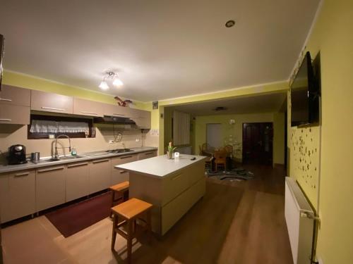 Ett kök eller pentry på Casa Diana&Ovi