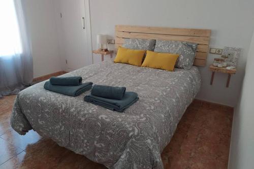 Posteľ alebo postele v izbe v ubytovaní Amplio y céntrico apartamento junto al mar