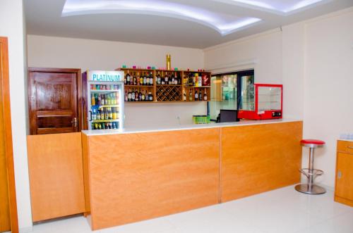 Lounge nebo bar v ubytování HOTEL PLATINUM