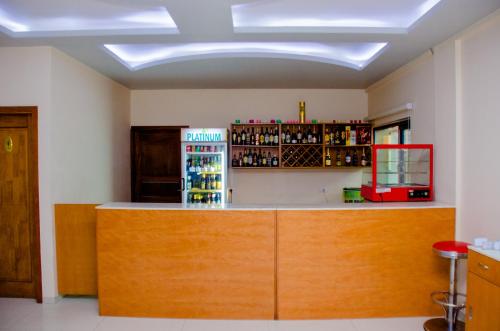 Lounge nebo bar v ubytování HOTEL PLATINUM