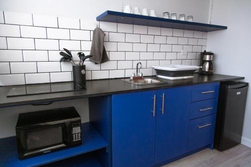 Kuchyň nebo kuchyňský kout v ubytování Nomada Republic Hotel Punta Chame