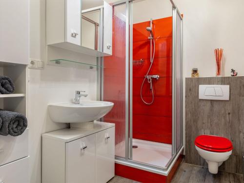 ห้องน้ำของ Stunning Apartment in Boltenhagen