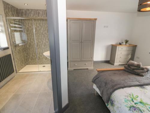 Koupelna v ubytování Maes Llwyd