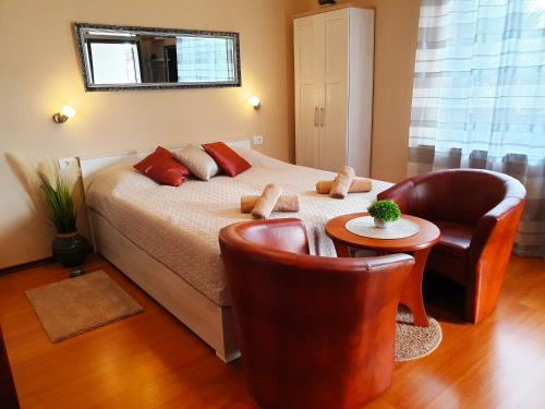 Postel nebo postele na pokoji v ubytování Apartments Rupec