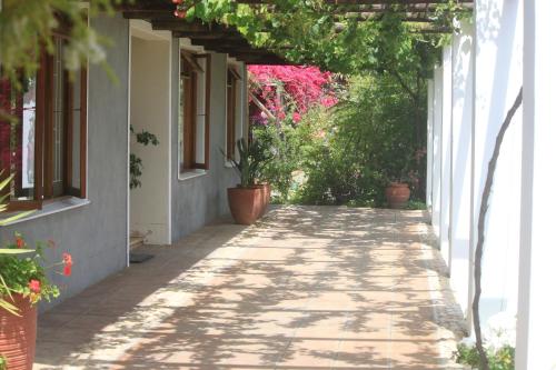 Jardín al aire libre en Karoo Lodge
