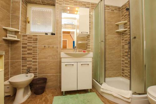 Koupelna v ubytování Apartment in Porec - Istrien 33166