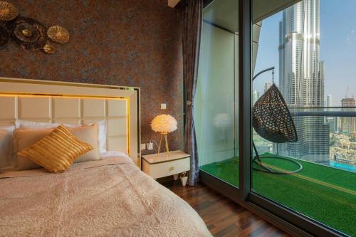FIRST CLASS 3BR with full BURJ KHALIFA and FOUNTAIN VIEW