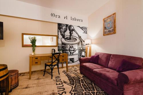 Posezení v ubytování Hotel Podklasztorze